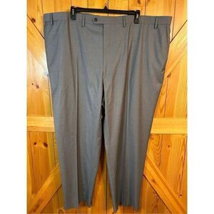 Shaquille O’Neal gray textured pants 52 x 32 big and tall stretch nwt (4847)
